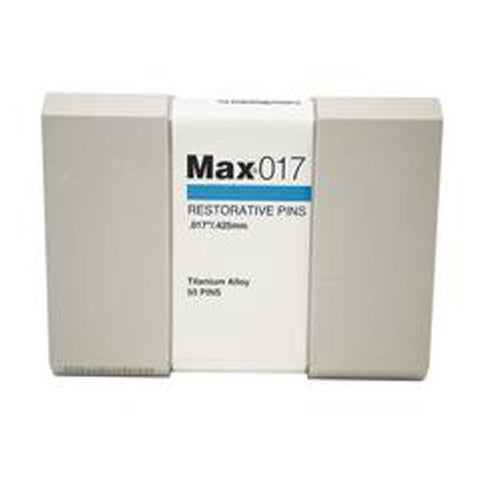 Coltene Whaledent M-13 Max Restorative Titanium Alloy Pins Kit .017'' Blue 50/Bx