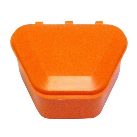 Keystone 9576542 Denture Cup Storage Cases New Age Orange 1.75" Deep 12Pk