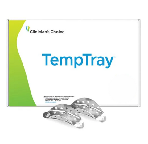 Clinicians Choice 46050 Temptray Aluminum Impression Trays Posterior Universal 50/Pk