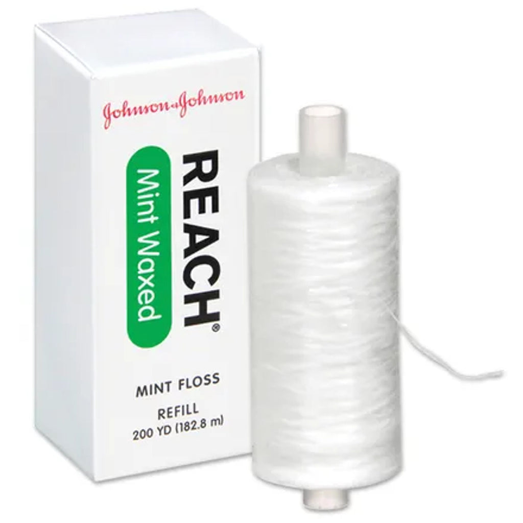 Reach Johnson & Johnson 211896400 Waxed Mint Floss 200 Yard Spool 2733