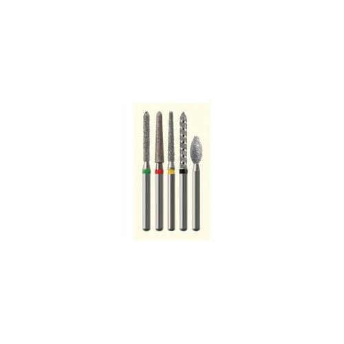 Axis Dental SC878K-016 NTI FG Friction Grip #878K-016 Curettage Super Coarse Grit Diamond Burs 5/Pk