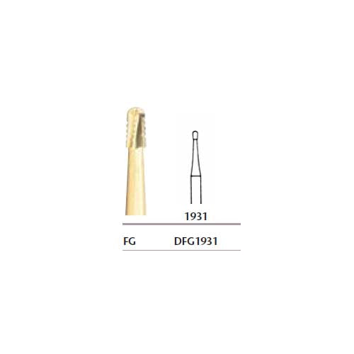 Miltex Integra DFG1931-5 FG Friction Grip #1931 Bulk Removal Workers Carbide Burs 5/Pk