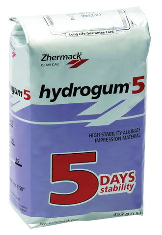 Zhermack C302072 Hydrogum 5 Dust Free Dental Alginate Kit Fast Set 1 Lb