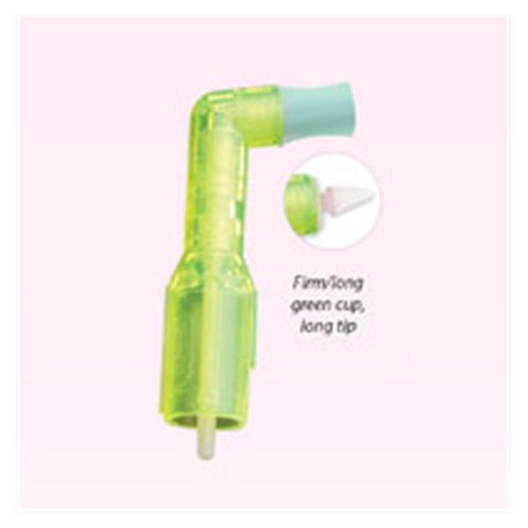 Premier Dental 5500104 2PRO Disposable Prophy Angles Firm Long Green Cup 144/Pk