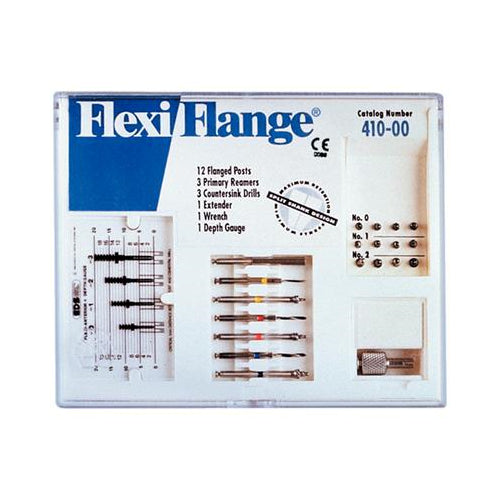 Essential Dental Systems 410-00 Flexi-Flange Post System Introductory Kit Stainless Steel