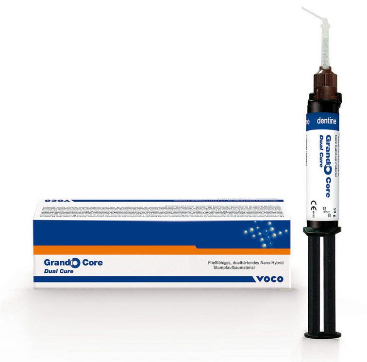 Voco 1912 Grandio Core Dual Cure Flowable Syringe Kit White 10 Gm