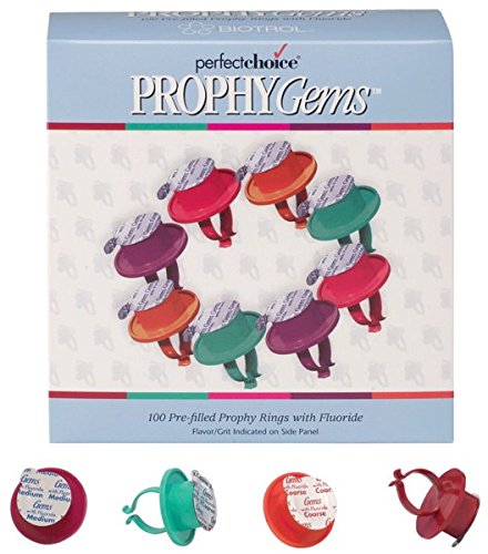Biotrol PGM142AS Prophy Gems Prophy Paste With Fluoride Medium Assorted 100/Bx EXP Apr 2026