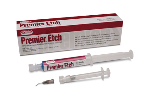 Premier Dental 3001422 Etch Gel 37% Complete Kit 10/Pk 12 Gm