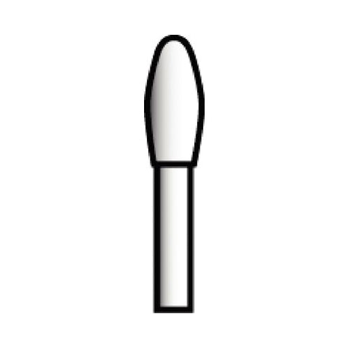 Beavers Kerr Dental Midwest Friction Grip FG #7404 12 Blade Egg Shaped Trimming & Finishing Burs 100/Pk