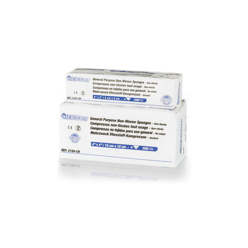 Medicom 2101 General Purpose Non-Woven Sponges 2