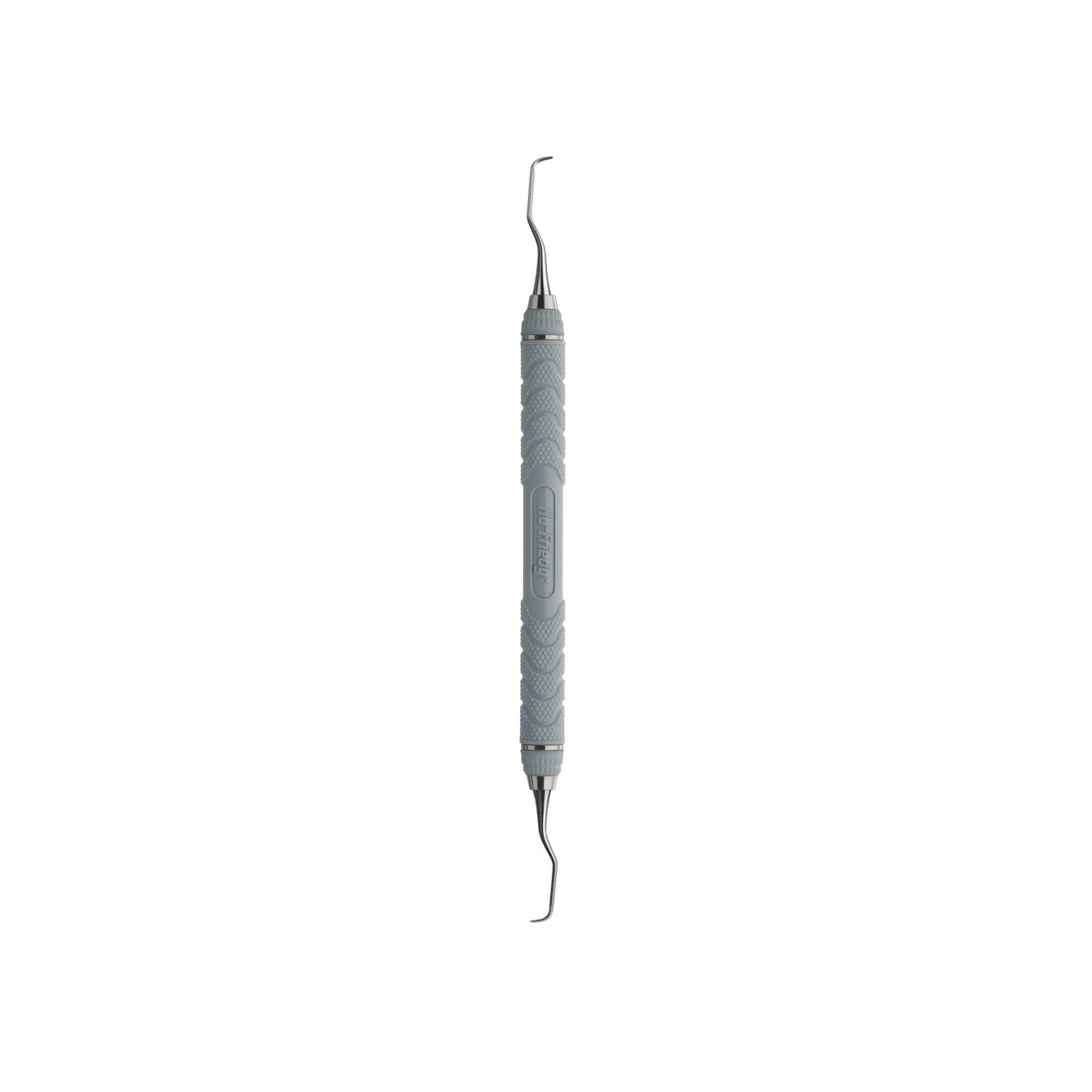 Hu-Friedy SRP1/2RC8E2 Double End #1/2 After 5 Rigid Dental Curette With EverEdge 2.0 Handle Grey