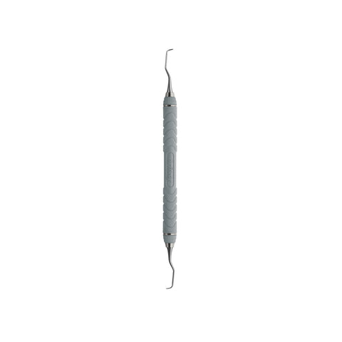 Hu-Friedy SRP1/2RC8E2 Double End #1/2 After 5 Rigid Dental Curette With EverEdge 2.0 Handle Grey