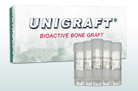 Unicare U03-0105 Unigraft Bioactive Bone Graft 200-600 Micron 0.5 Gm 5/Pk