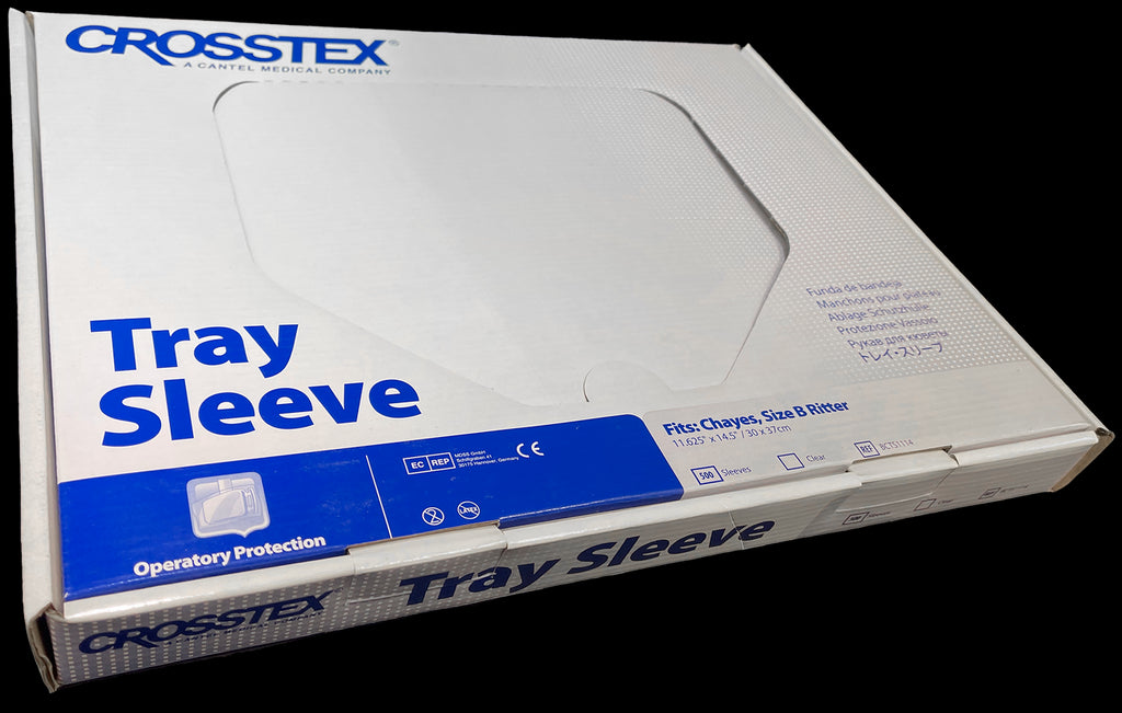 Crosstex BCTS1114 Dental Tray Barrier Sleeves Size B Ritter 11.625" x 14.5" 500/Bx