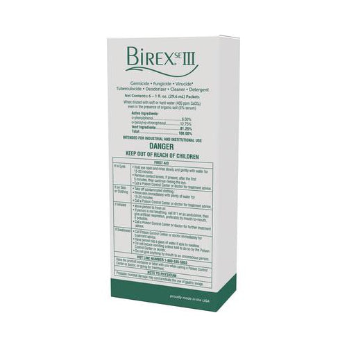 Biotrol 296041 Birex SE III Surface Disinfectant Concentrate Introductory Pack 6/Pk 1 Oz