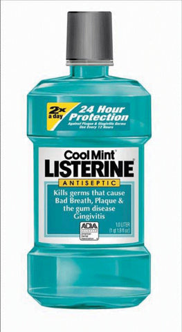 Warner Lambert J&J Dental 42795 Listerine Cool Mint Mouthwash 3.2 Oz 24/Pk