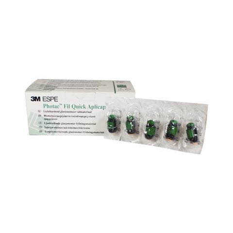 3M ESPE 61020 Photac Fil Quick Aplicap Glass Ionomer Restorative Capsules Light A2 50/Pk EXP Dec 2023