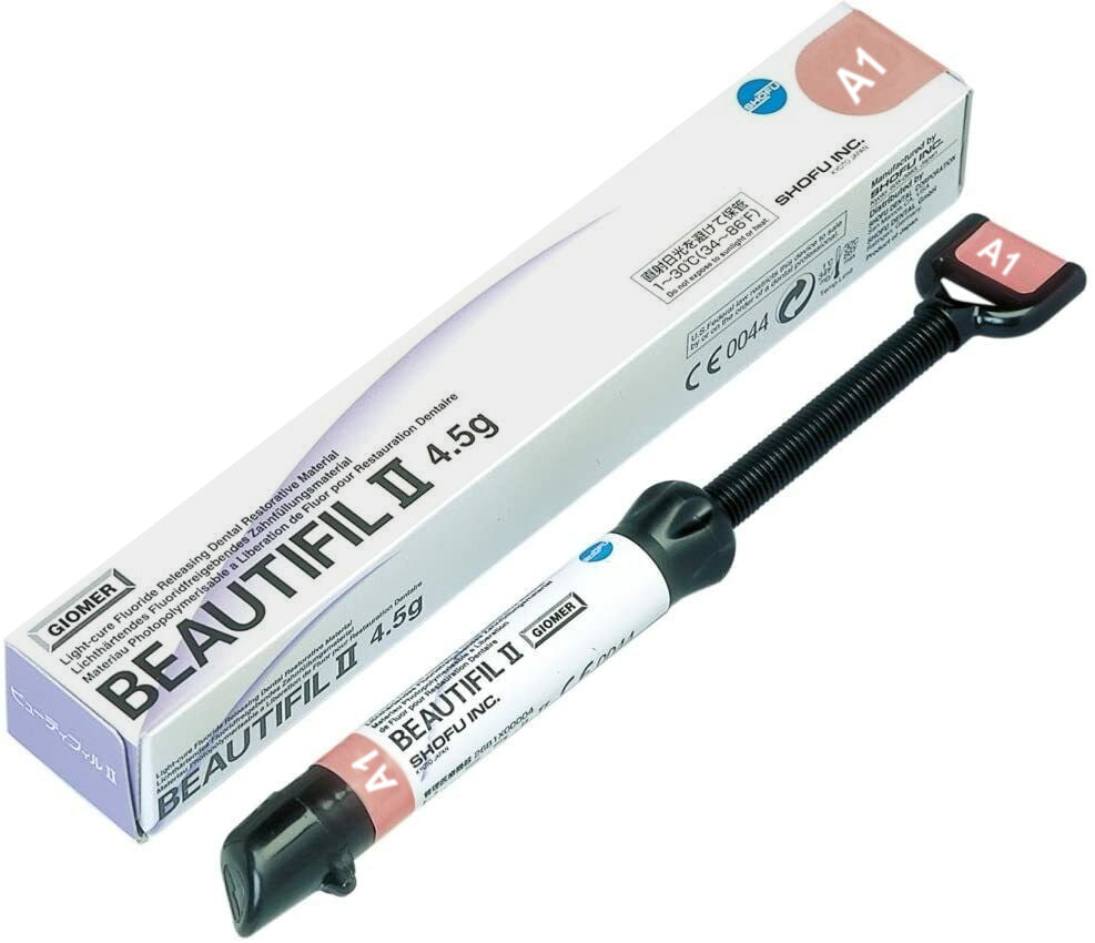 Shofu Dental 1401 Beautifil II Universal Nano-Hybrid Composite Syringe 4.5 Gm A1