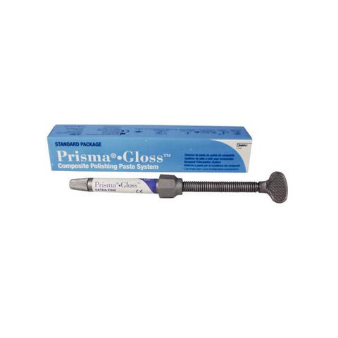 Dentsply 631450 Prisma-Gloss Extra Fine Composite Polishing Paste Syringe 4 Gm EXP Oct 2024