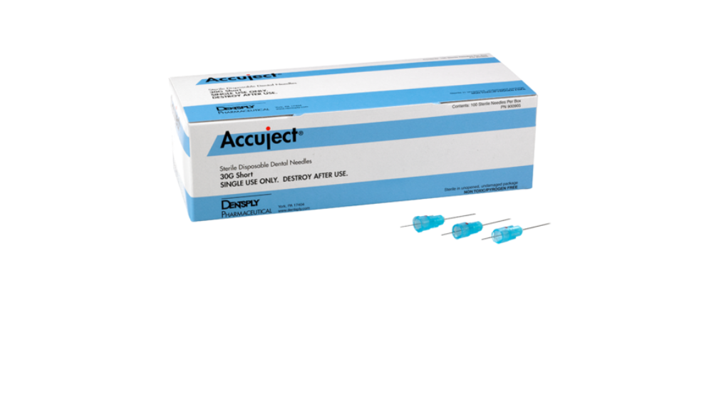 Dentsply 900905 Accuject 30G Short Needle 100/Pk