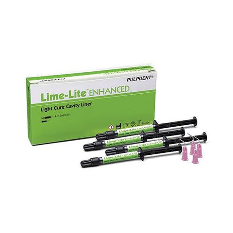 Pulpdent LLE Lime-Lite Enhanced Cavity Liner Universal Light Cure Syringe Kit