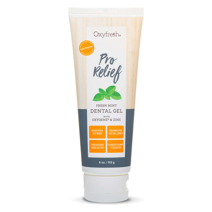 Oxyfresh 205 Pro Relief Fresh Mint Dental Oral Gel 4 Oz
