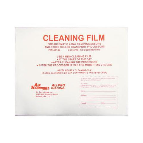 Air Techniques 40140 9" x 12" X-Ray Cleaning Film For Roller Process 12/Pk