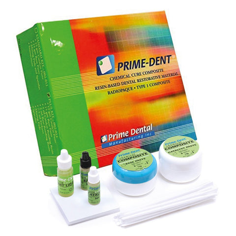 Prime Dental 002-012 Chemical Cure Composite Kit Base & Catalyst 15 Gm Bonding