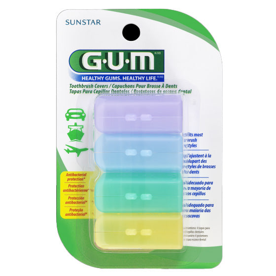 Sunstar Butler 152RFZ GUM Protect Toothbrush Covers Blister Pack 4/Pk