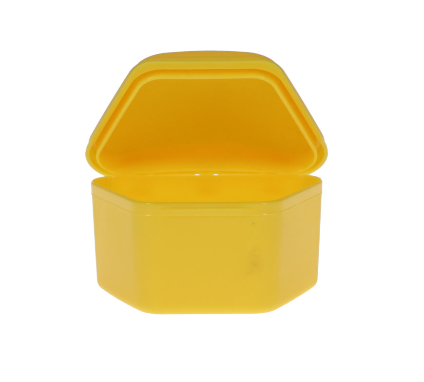 House Brand Dentistry 100010 Denture Storage Boxes Assorted Colors 12/Pk