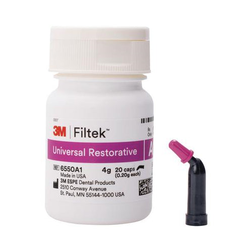 3M ESPE 6550A3 Filtek Universal Composite Restorative Capsules A3 20/Pk 0.2 Gm