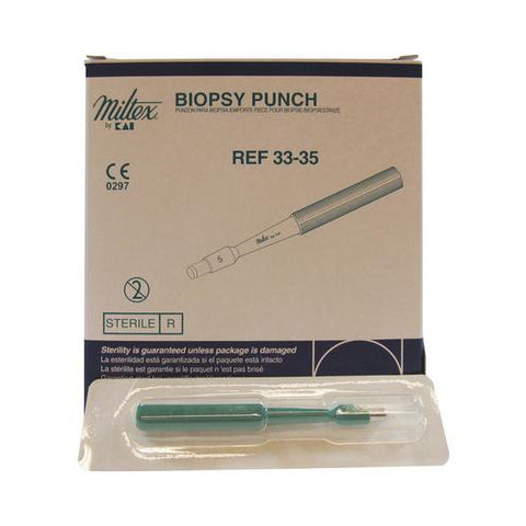 Miltex Integra 33-35 Keye Disposables Biopsy Punches 5mm 50/Pk