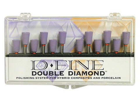 Clinician's Choice 131505 D-Fine Double Diamond Primary Polisher Kit 12/Pk