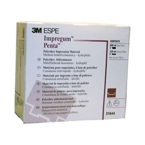 3M ESPE 31644 Impregum Penta Polyether Medium Body Double Pack 2/Pk Damaged box