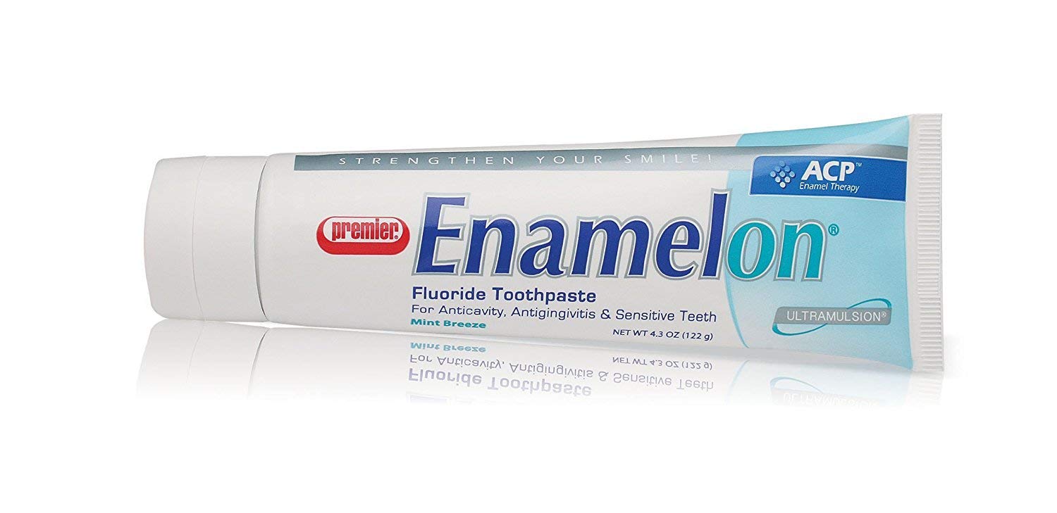 Premier Dental 9007280 Enamelon Fluoride Toothpaste Mint Breeze 12/Cs 4.3 Oz EXP Feb 2026