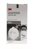 3M 9502 KN95 Particule Respitator Face Shield Mask GB2626-2006 Standard Size 50/Pk
