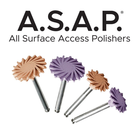 Clinician's Choice 130912 A.S.A.P. All Surface Access Polishers Assorted Large 6/Pk