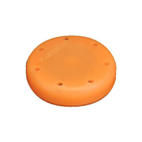 Plasdent 400BSS-12 Round Bur Block Small Tangerine Magnetic 7 Bur Capacity