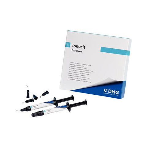 DMG 223002 Ionosit Baseliner Base Material Light Cure Syringe Pack 1.5 Gm 2/Pk