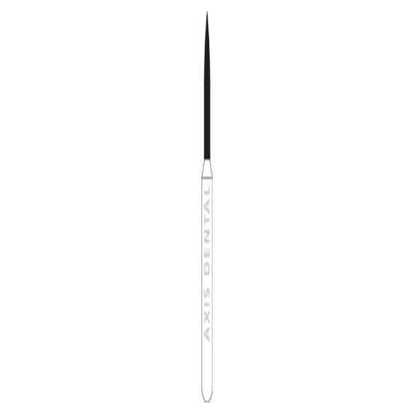 Axis Dental 862-009SF NTI FG Friction Grip Super Fine Grit Flame Shaped Diamond Burs 5/Pk
