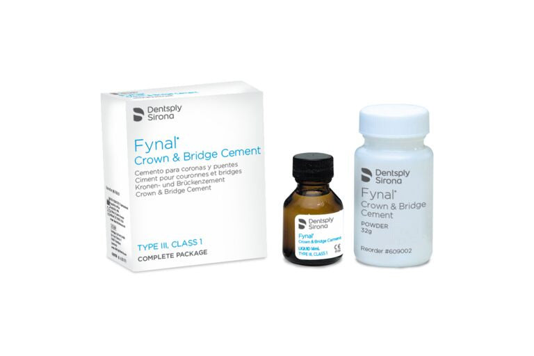Dentsply Sirona 609001 Fynal ZOE Self Cure Dental Cement Complete Package