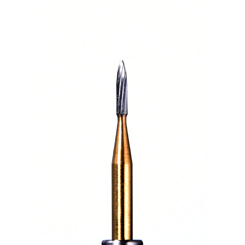 Mydent FG-7901 Defend FG Friction Grip #7901 Needle Shaped 12 Blade Trimming & Finishing Carbide Burs 10/Pk