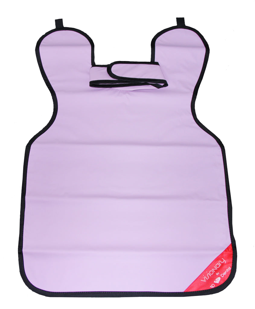 House Brand XAC-AL-LF Visionary X-Ray Lead Free Apron Adult with Collar Lilac