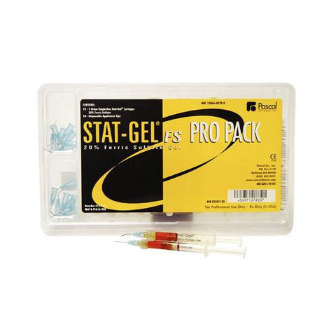 Pascal 15-740 Stat Gel Fast Set 15.5% Ferric Sulfate Syringe Pro Pack 12/Pk