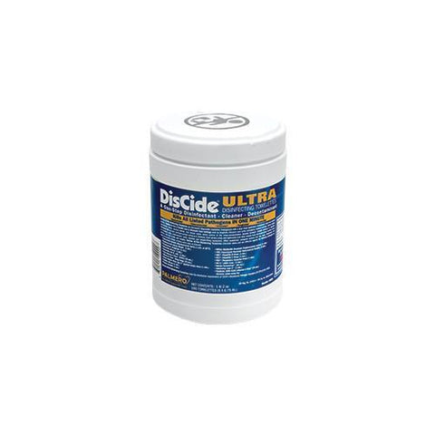 Palmero 60DIS DisCide Ultra Disinfecting Towelettes Wipes 6" x 6.75" 160/Can