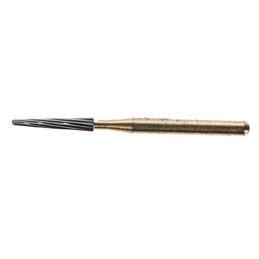 House Brand Dentistry 401263 HSB FG #7664 12-Blade Round End Taper Trimming & Finishing Burs 100/Pk