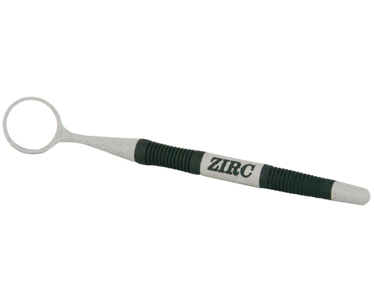 Zirc Dental 50Z364 Crystal HD Oral Mirrors Soft Grip Gray Black #5 12/Pk