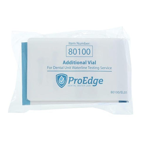 ProEdge 80100 Dental Unit Waterline Testing Service Additional Vial