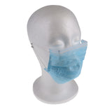 House Brand Dentistry 109222 Earloop 3-PLY IIR Face Masks Blue 50/Bx
