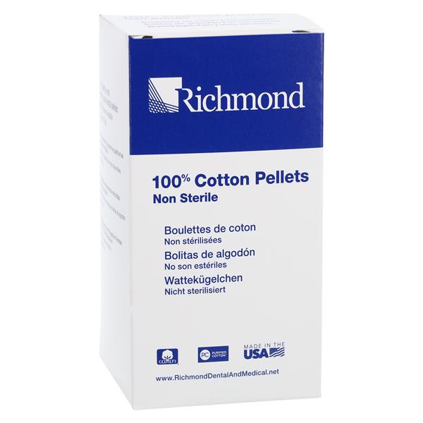 Richmond Dental 100106 Cotton Pellets Size #1 Large Non-Sterile 2000/Bx